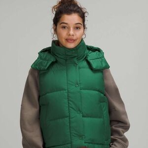 Lululemon Wunder Puff Cropped Vest
Everglade Green